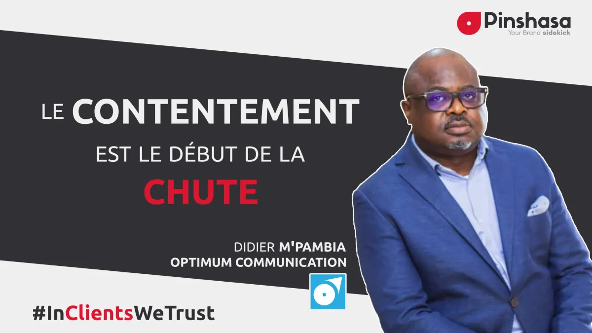 Didier M'Pambia de Optimum, 26 ans de vision, de passion et d'excellence en communication !