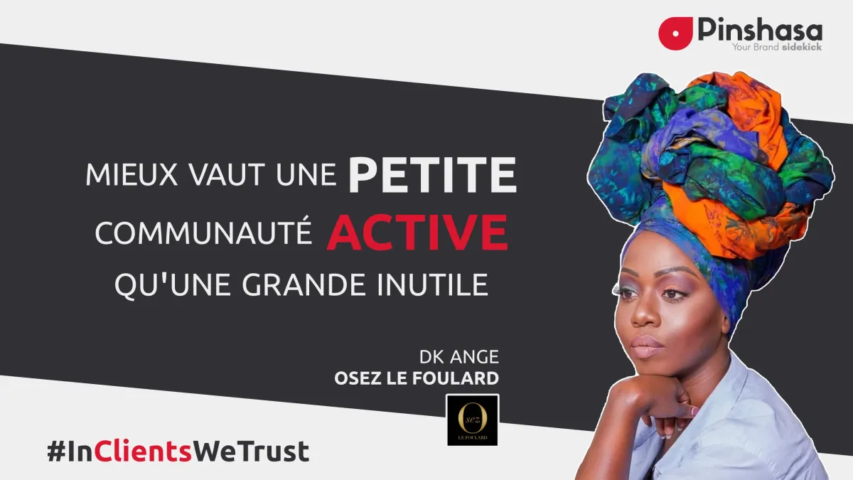 DK Ange et Osez Le Foulard, savoir-faire ancestral et community management
