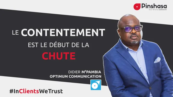 Didier M'Pambia de Optimum, 26 ans de vision, de passion et d'excellence en communication !